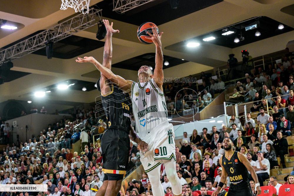 Euroleague Round 8 - AS Monaco v Panathinaikos