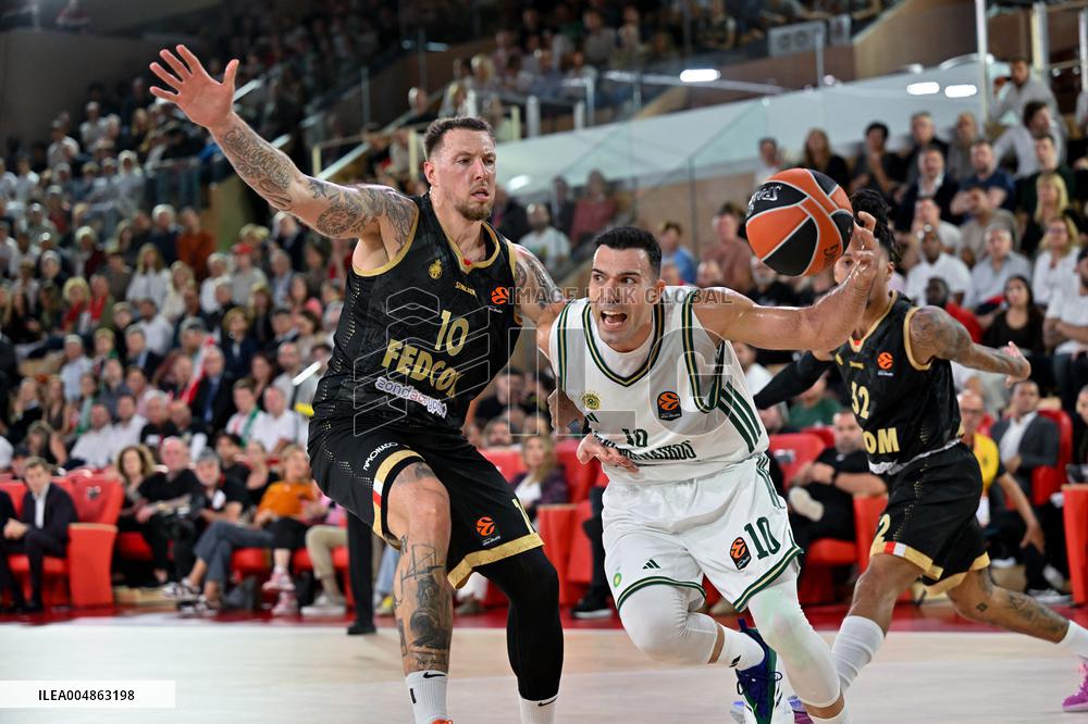 Euroleague Round 8 - AS Monaco v Panathinaikos