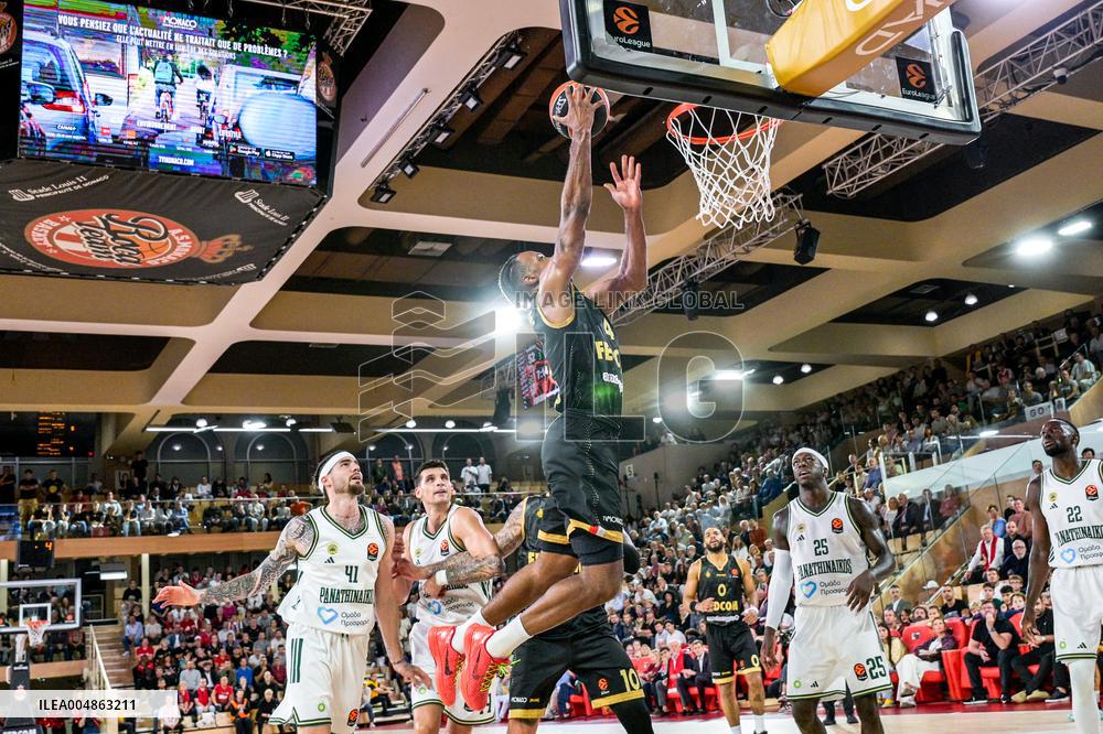 Euroleague Round 8 - AS Monaco v Panathinaikos