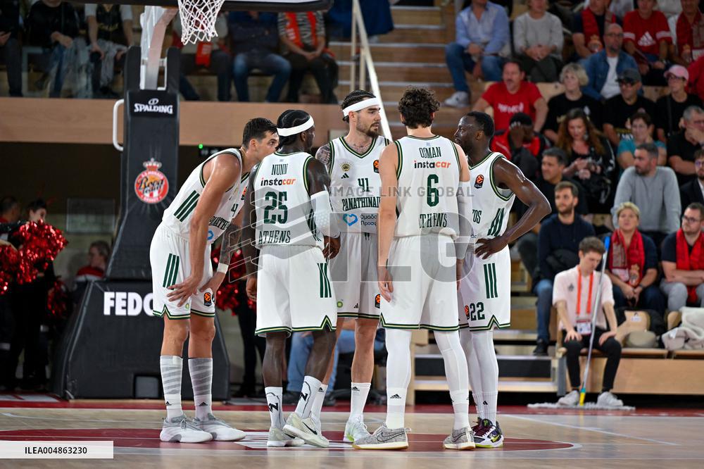 Euroleague Round 8 - AS Monaco v Panathinaikos
