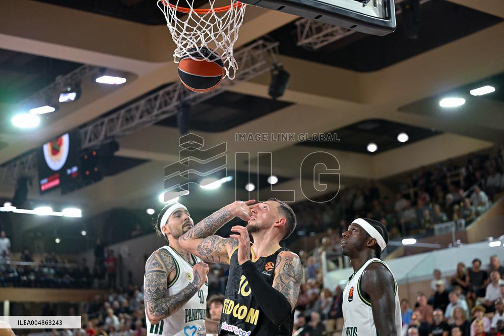 Euroleague Round 8 - AS Monaco v Panathinaikos