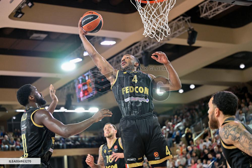 Euroleague Round 8 - AS Monaco v Panathinaikos