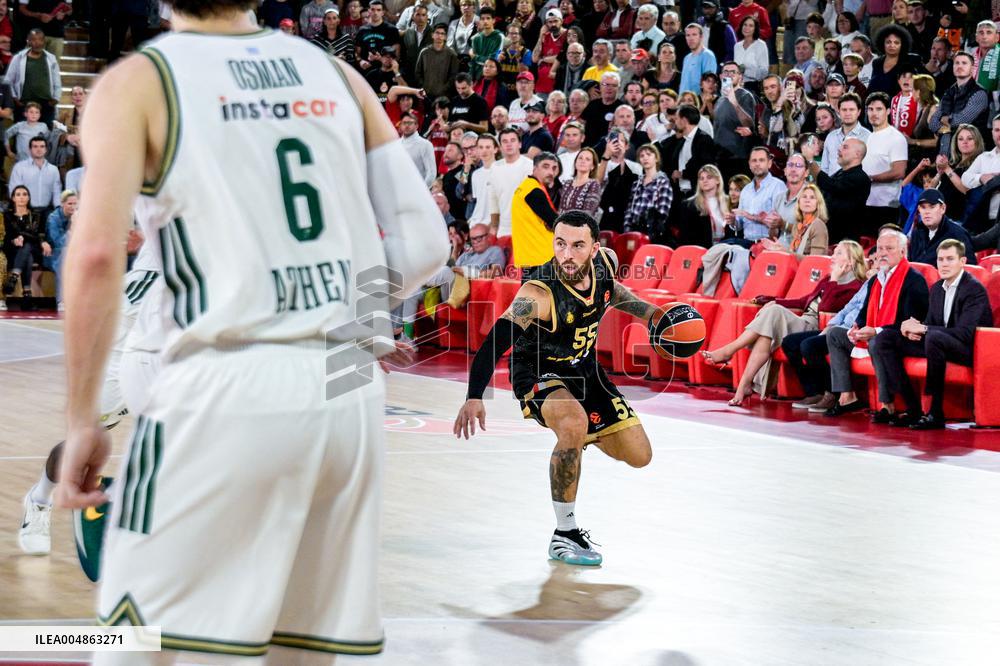 Euroleague Round 8 - AS Monaco v Panathinaikos