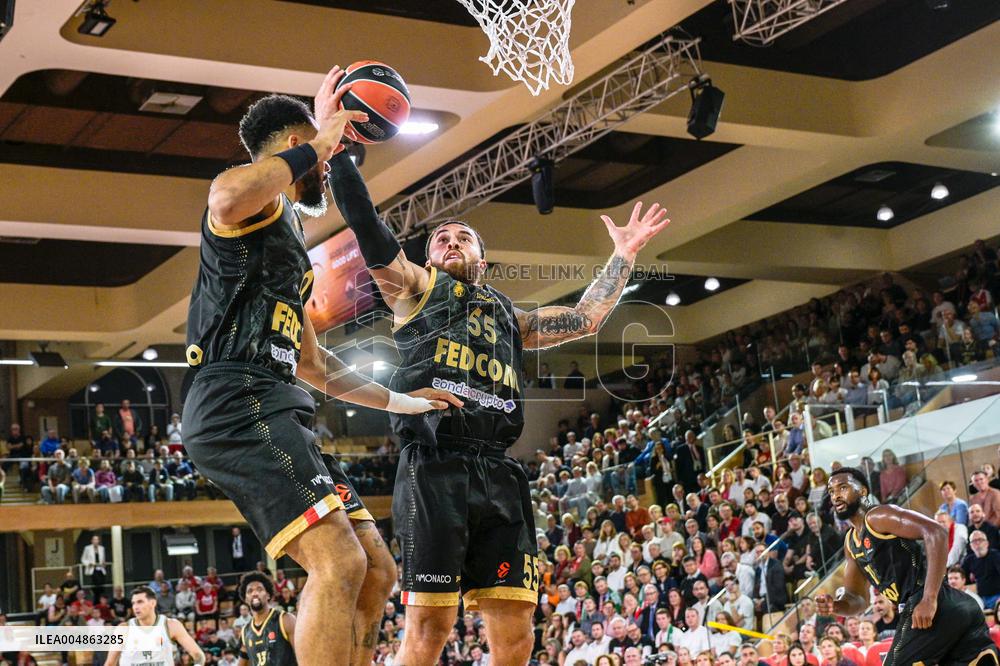 Euroleague Round 8 - AS Monaco v Panathinaikos