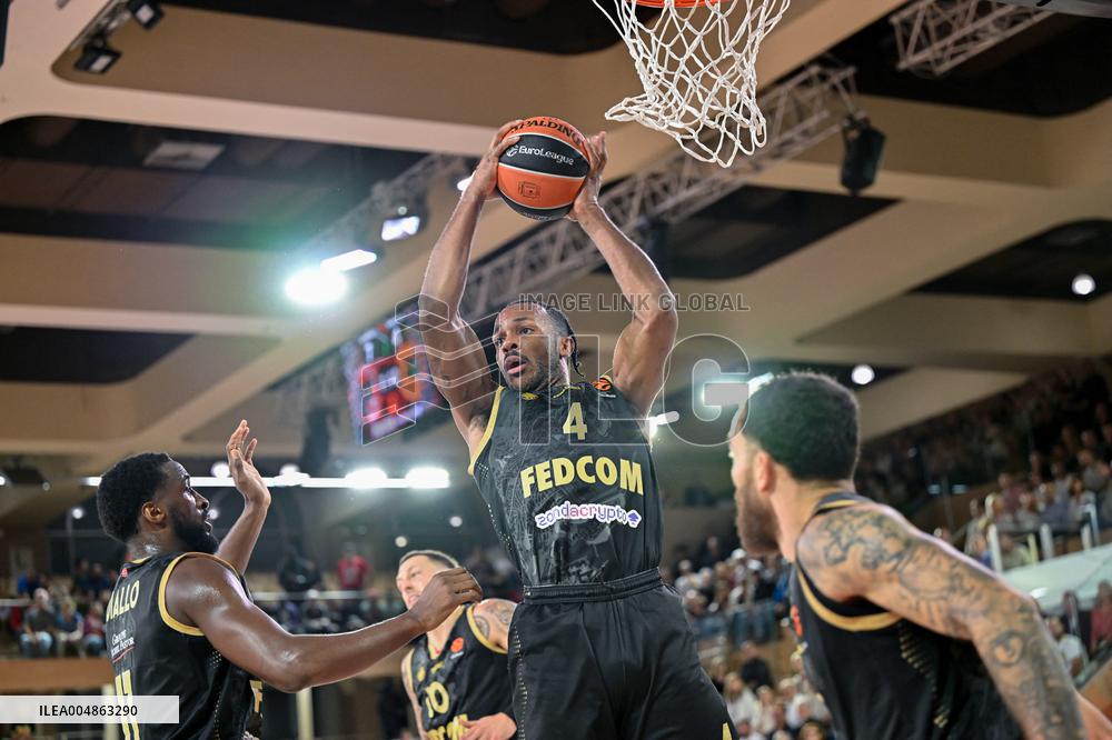 Euroleague Round 8 - AS Monaco v Panathinaikos