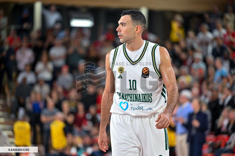 Euroleague Round 8 - AS Monaco v Panathinaikos