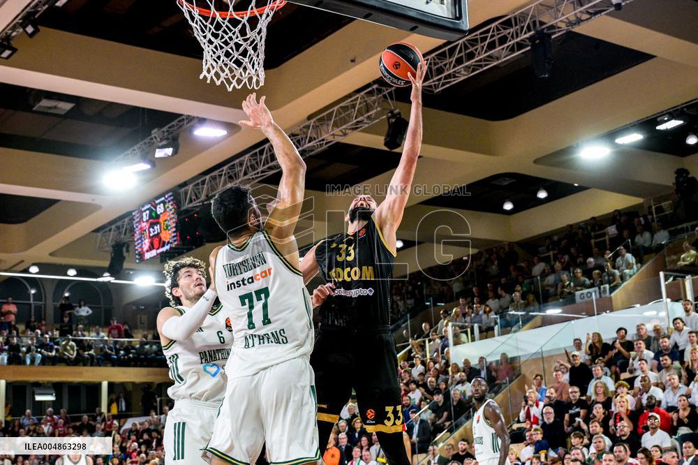 Euroleague Round 8 - AS Monaco v Panathinaikos