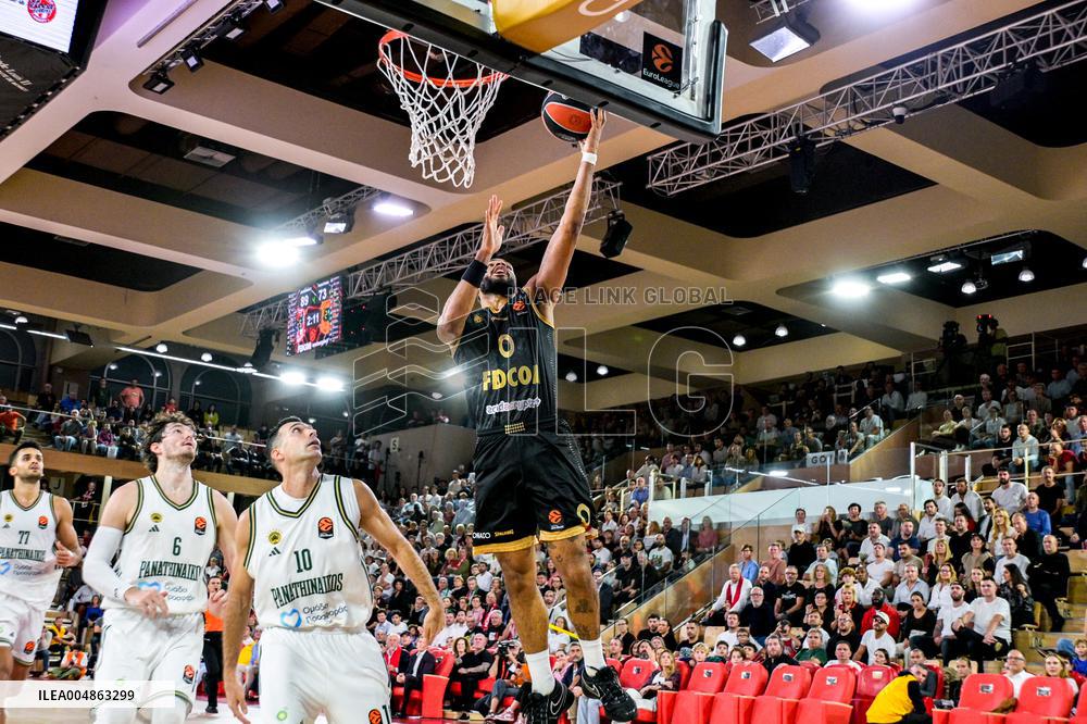 Euroleague Round 8 - AS Monaco v Panathinaikos