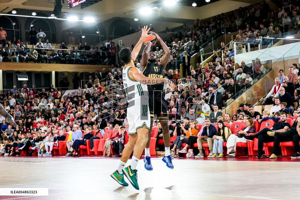 Euroleague Round 8 - AS Monaco v Panathinaikos