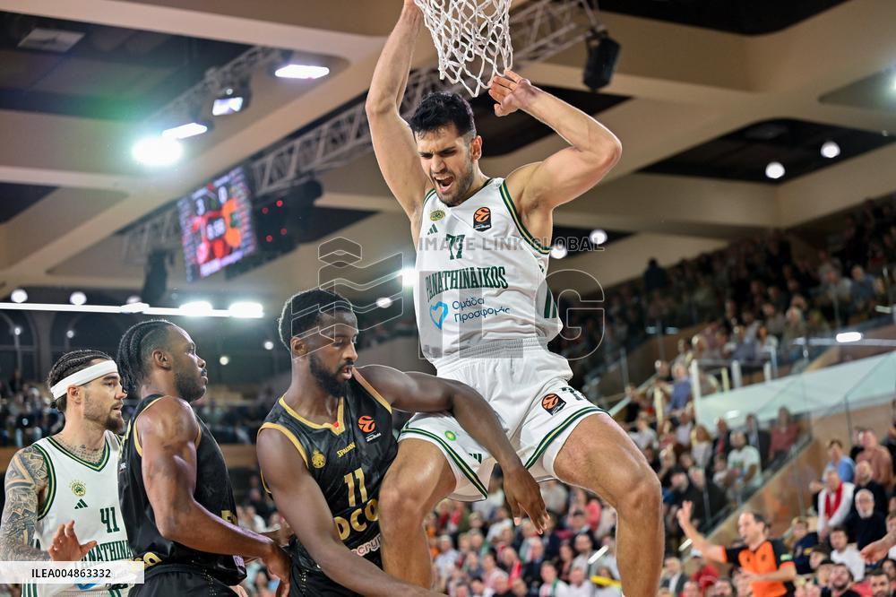 Euroleague Round 8 - AS Monaco v Panathinaikos