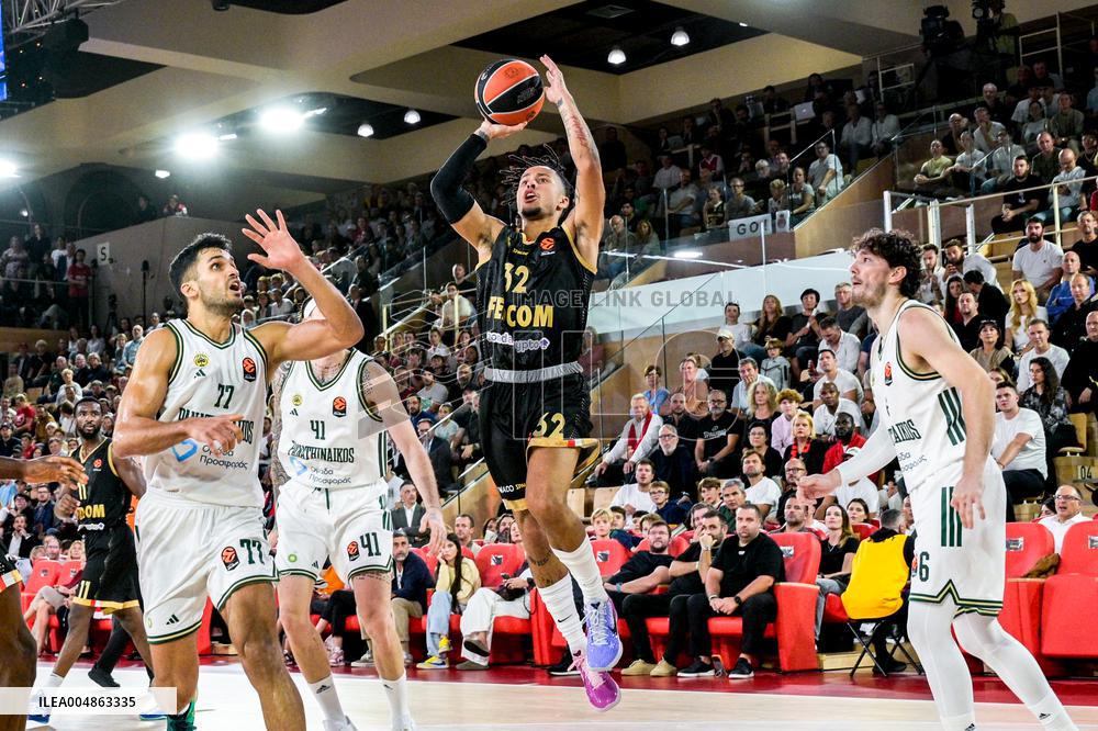 Euroleague Round 8 - AS Monaco v Panathinaikos