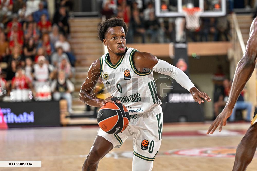 Euroleague Round 8 - AS Monaco v Panathinaikos