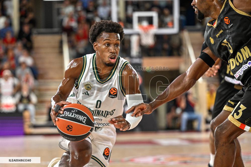 Euroleague Round 8 - AS Monaco v Panathinaikos