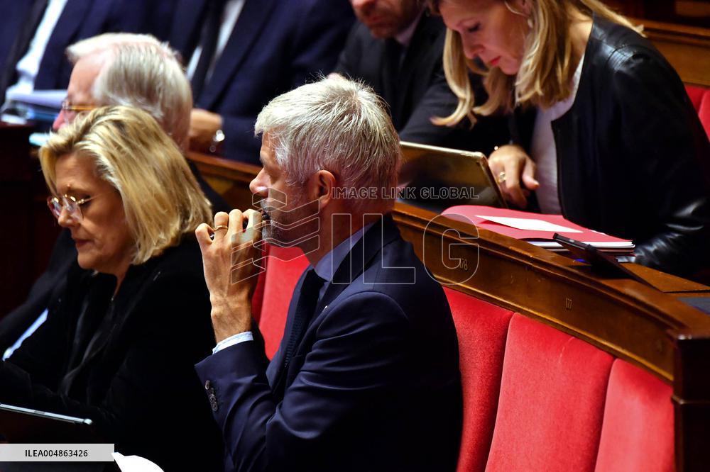 Parliamentary Debate On The 2026 Budget - Paris