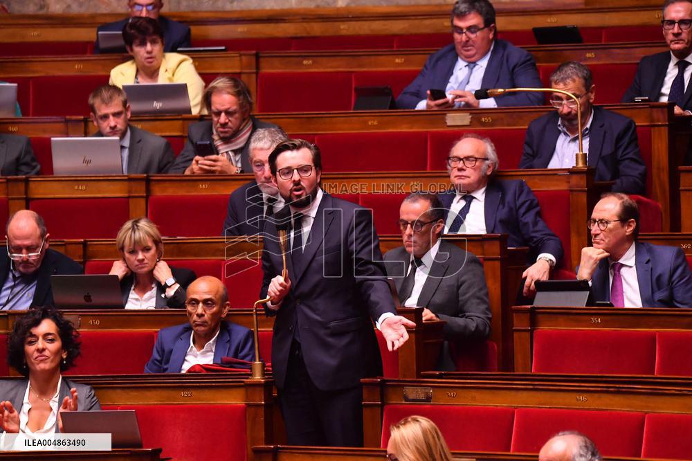 Parliamentary Debate On The 2026 Budget - Paris