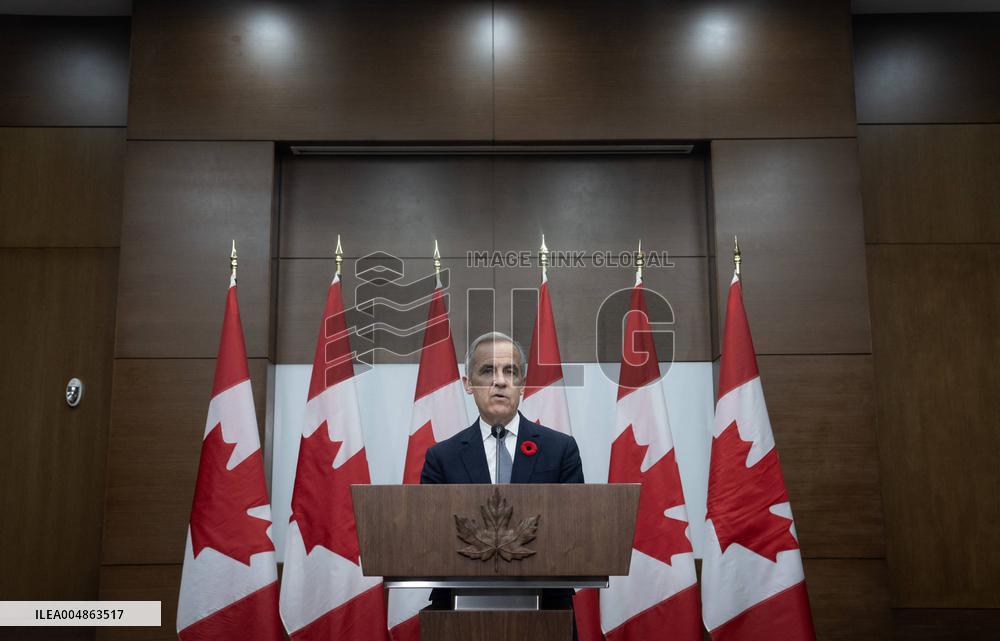 Mark Carney At Apec Summit Press Conference - Gyeongju