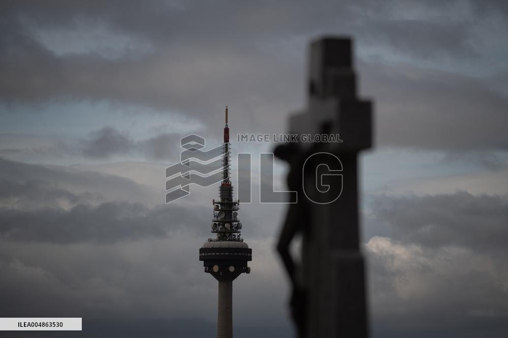 All Saints Day at the Almudena Cemetery - Spain