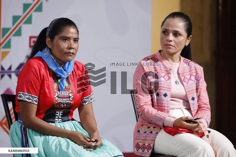 President Claudia Sheinbaum Holds Briefing - Mexico City