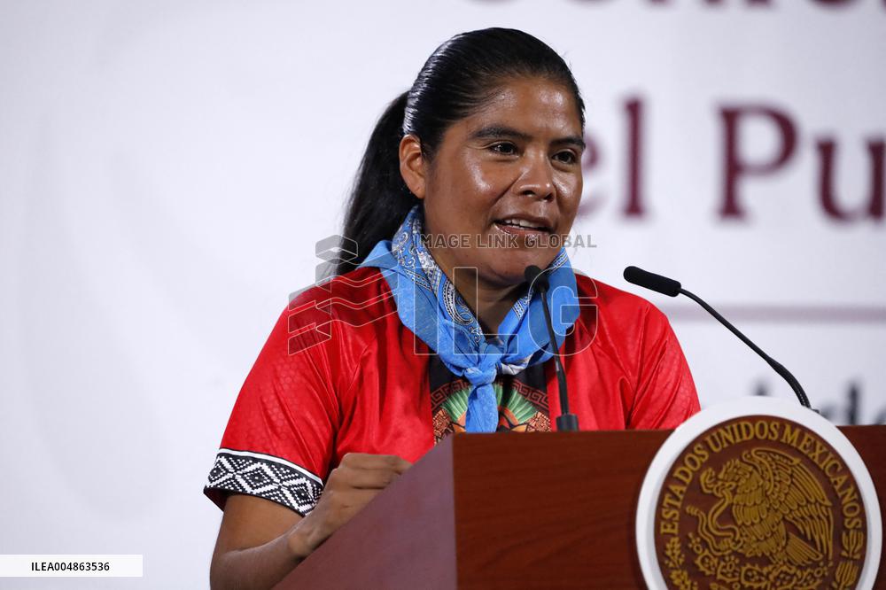 President Claudia Sheinbaum Holds Briefing - Mexico City