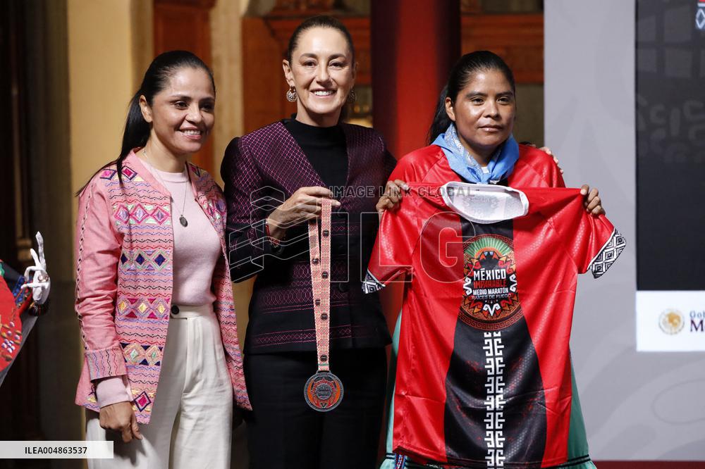 President Claudia Sheinbaum Holds Briefing - Mexico City