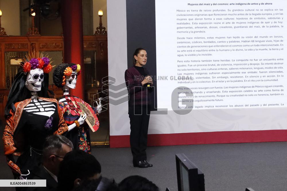 President Claudia Sheinbaum Holds Briefing - Mexico City