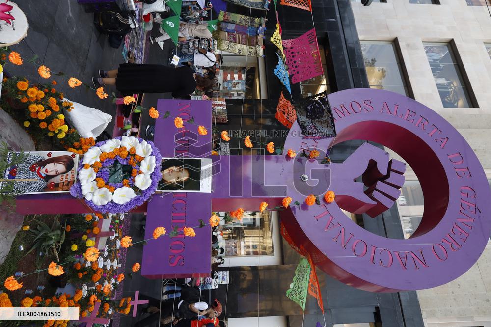 Relatives Demand Justice For The Feminicide Victims - Mexico City