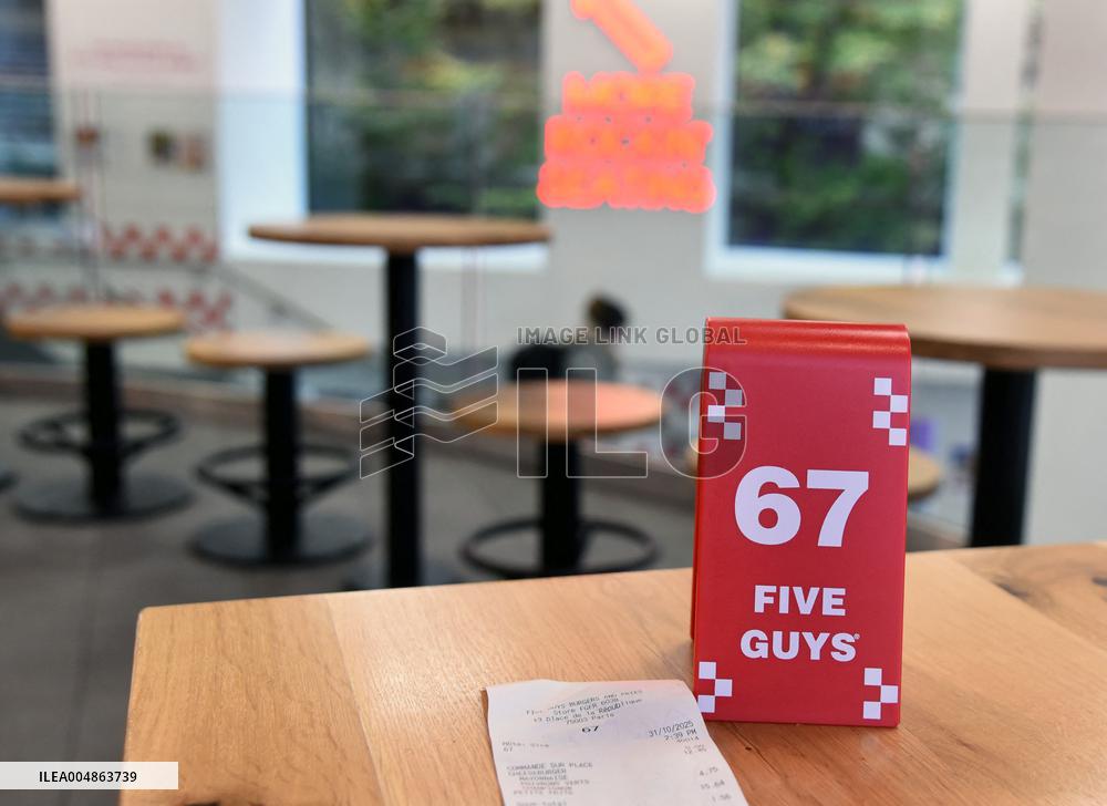 Five Guys Fast Food Illustration - Paris