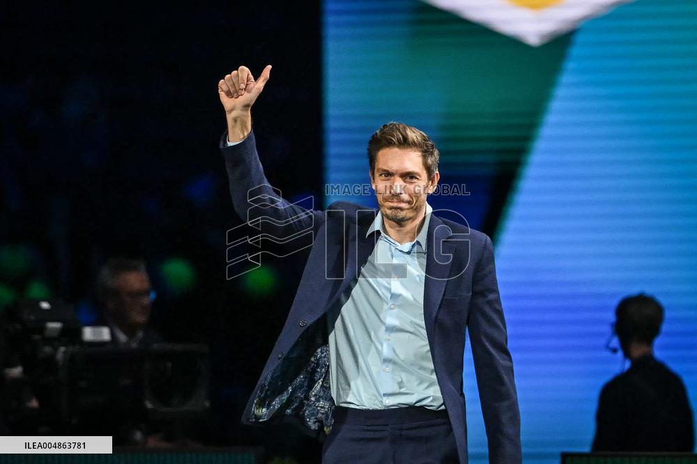 Farewell ceremony for Nicolas Mahut at Rolex Paris Masters 2025 in Paris FA