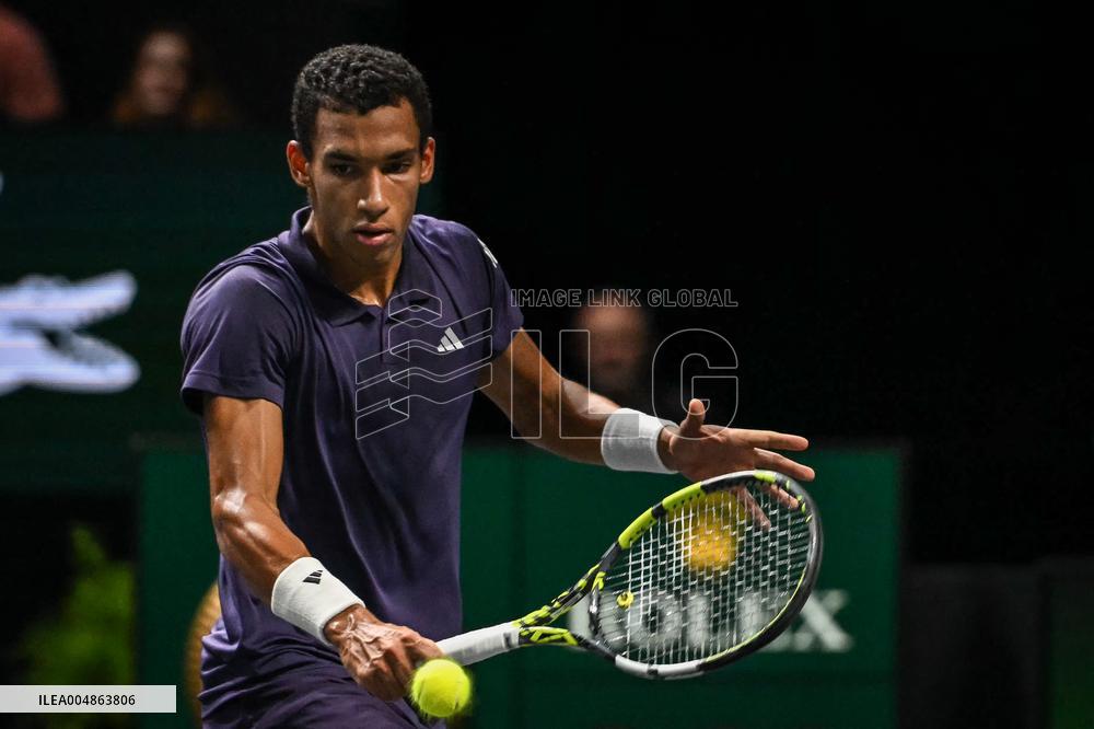 Felix Auger-Aliassime vs Alexander Bublik at Rolex Paris Masters 2025 in Paris FA