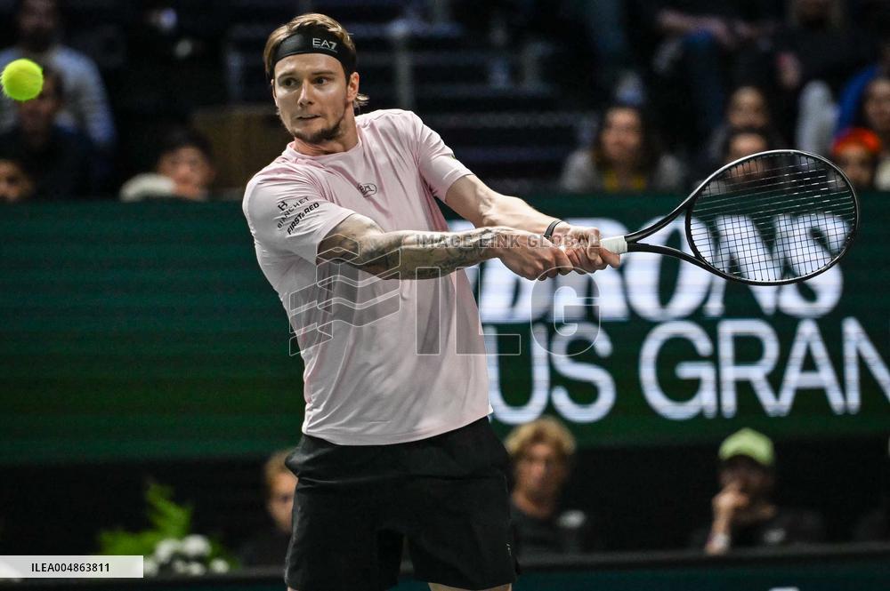 Felix Auger-Aliassime vs Alexander Bublik at Rolex Paris Masters 2025 in Paris FA