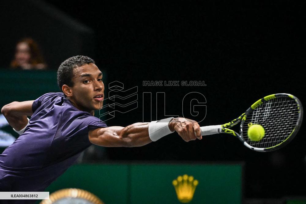 Felix Auger-Aliassime vs Alexander Bublik at Rolex Paris Masters 2025 in Paris FA