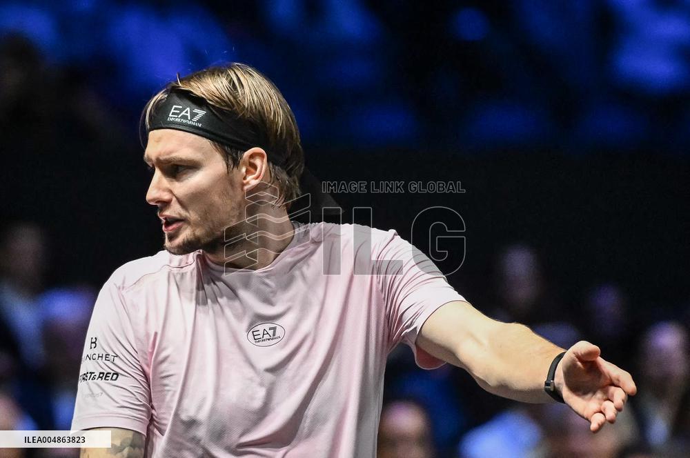 Felix Auger-Aliassime vs Alexander Bublik at Rolex Paris Masters 2025 in Paris FA