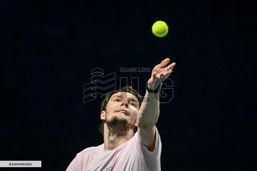 Felix Auger-Aliassime vs Alexander Bublik at Rolex Paris Masters 2025 in Paris FA