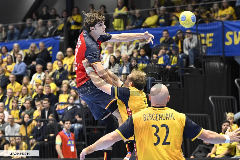 HANDBOLL SVERIGE-SPANIEN