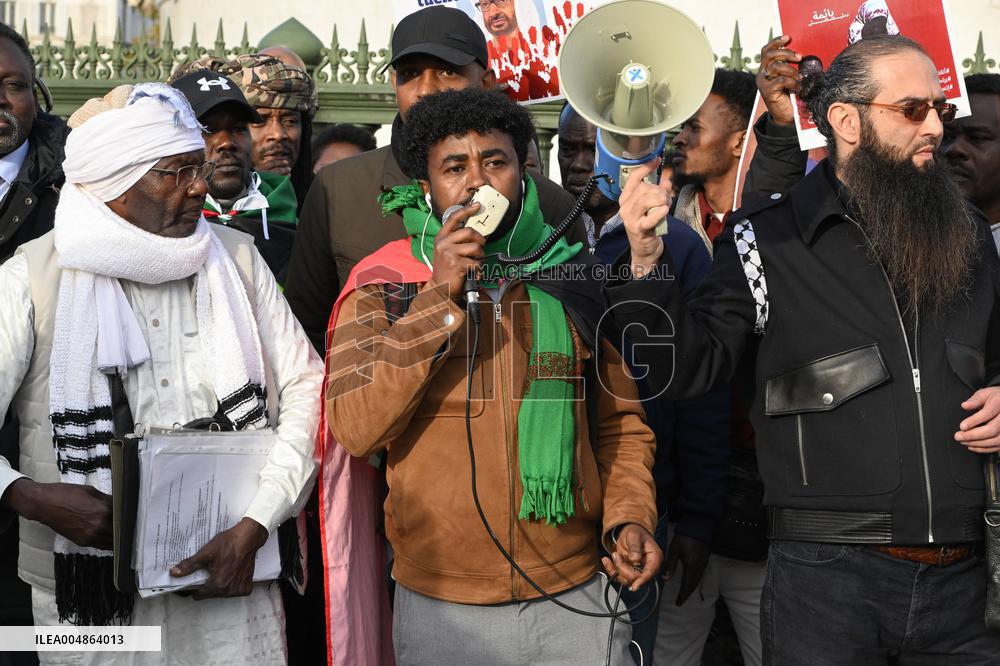 Protest Against Sudan War - Paris