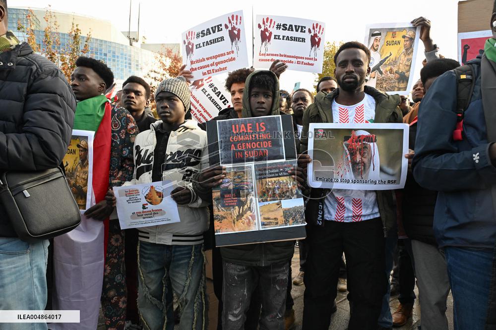 Protest Against Sudan War - Paris