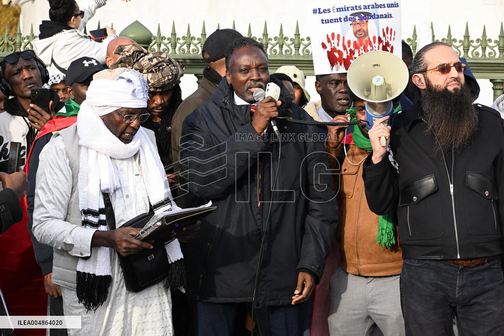 Protest Against Sudan War - Paris