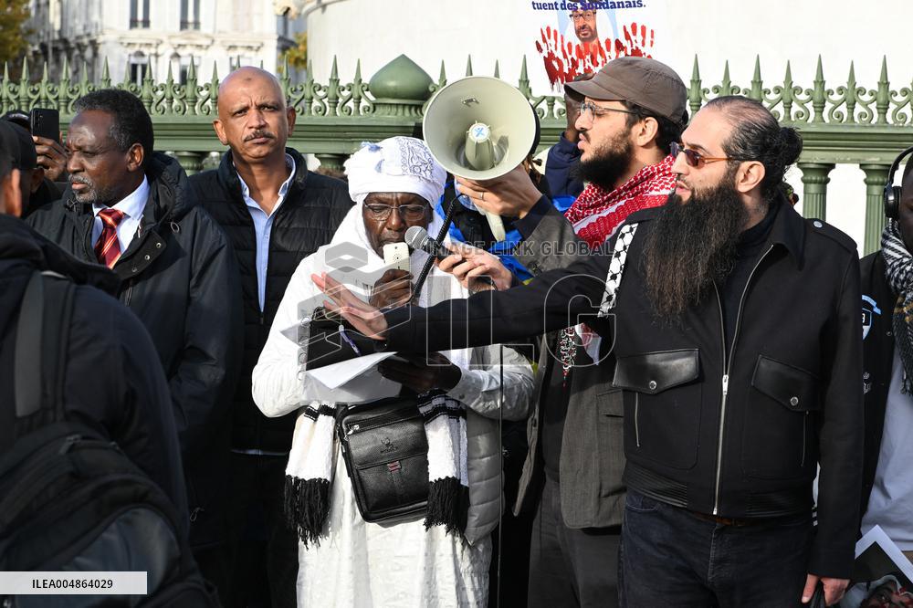 Protest Against Sudan War - Paris
