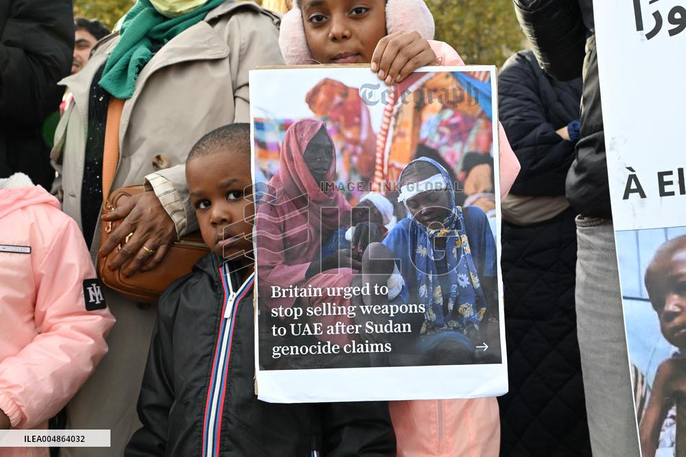Protest Against Sudan War - Paris