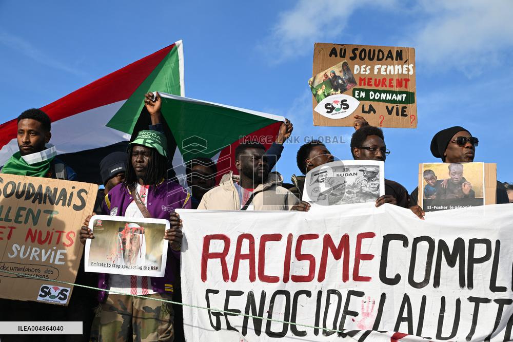 Protest Against Sudan War - Paris
