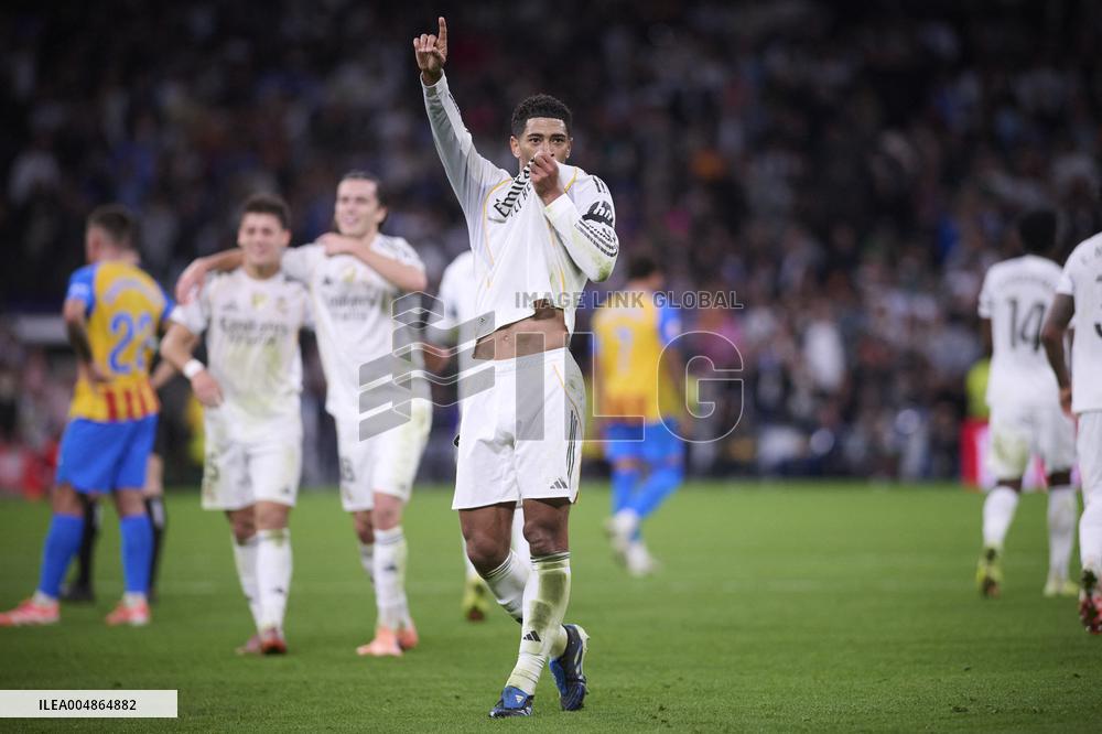 Kylian Mbappe At Real Madrid Cf V Valencia CF- Madrid