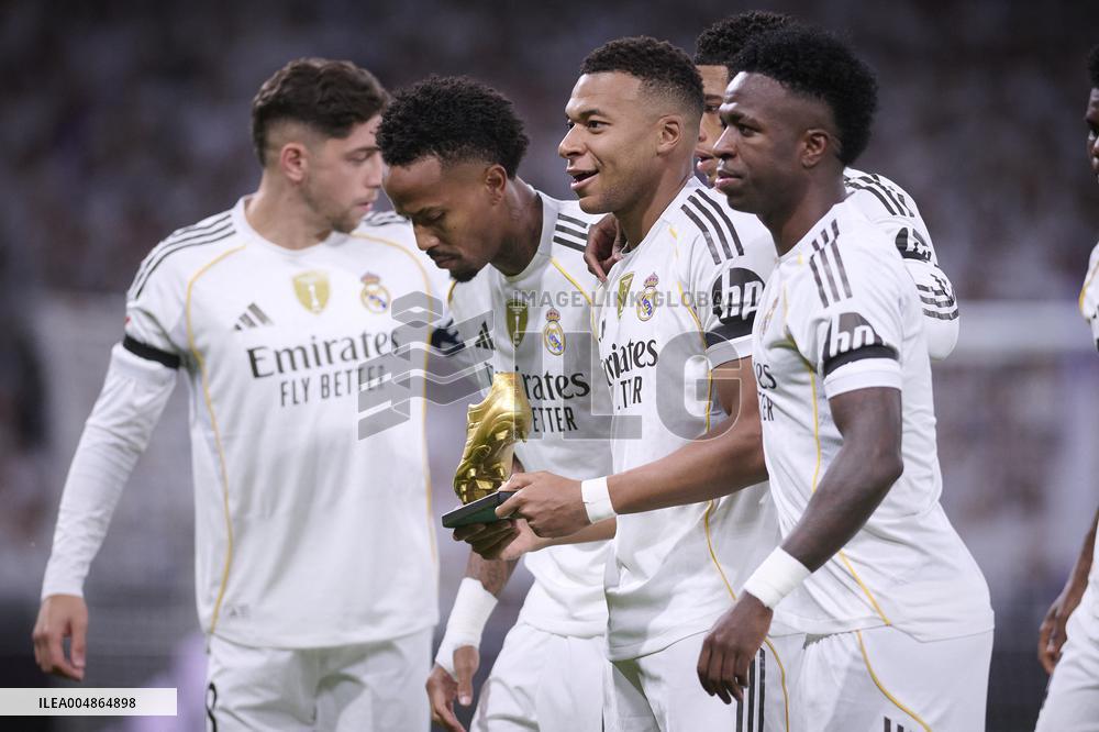 Kylian Mbappe At Real Madrid Cf V Valencia CF- Madrid