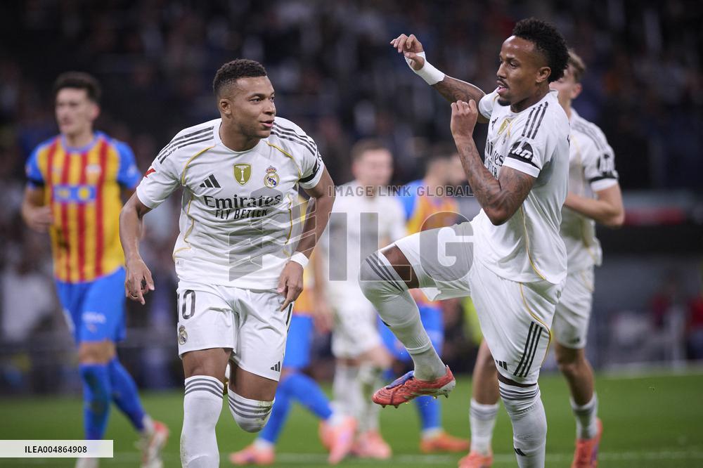 Kylian Mbappe At Real Madrid Cf V Valencia CF- Madrid
