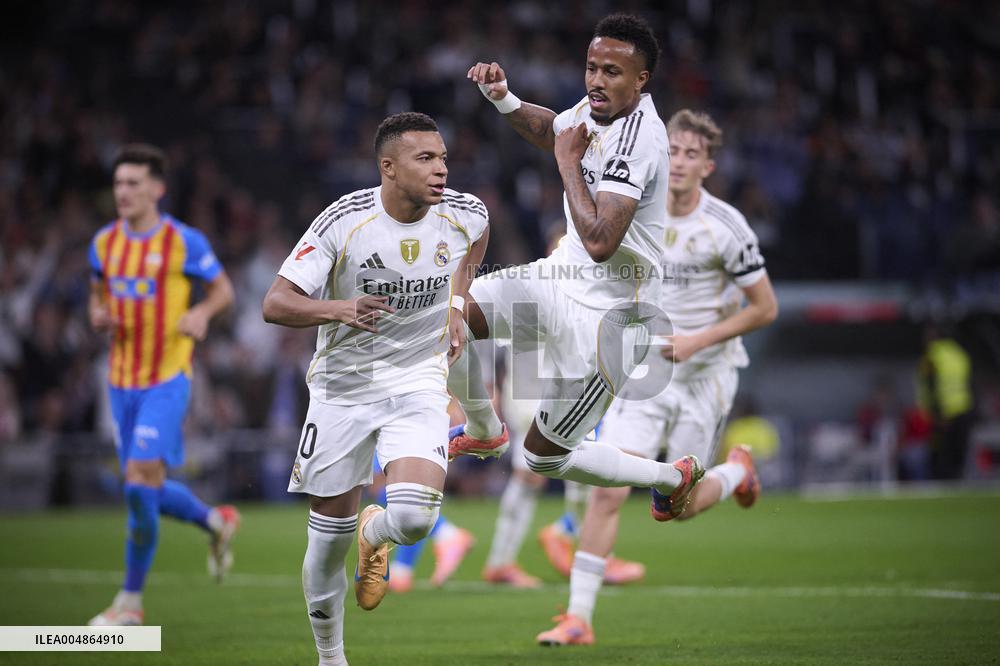 Kylian Mbappe At Real Madrid Cf V Valencia CF- Madrid