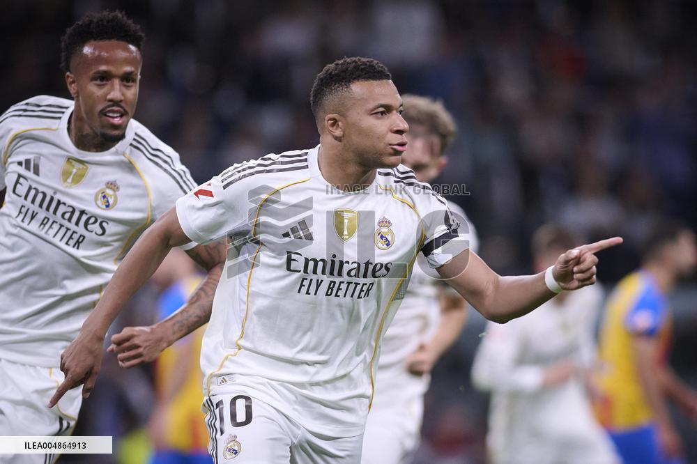 Kylian Mbappe At Real Madrid Cf V Valencia CF- Madrid