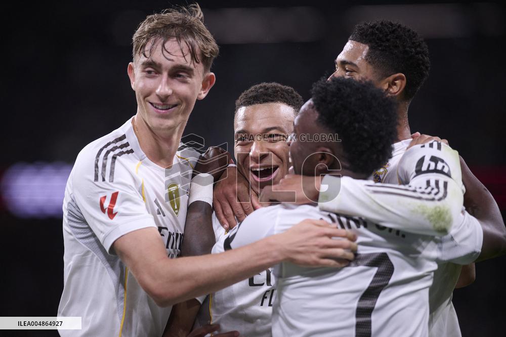 Kylian Mbappe At Real Madrid Cf V Valencia CF- Madrid