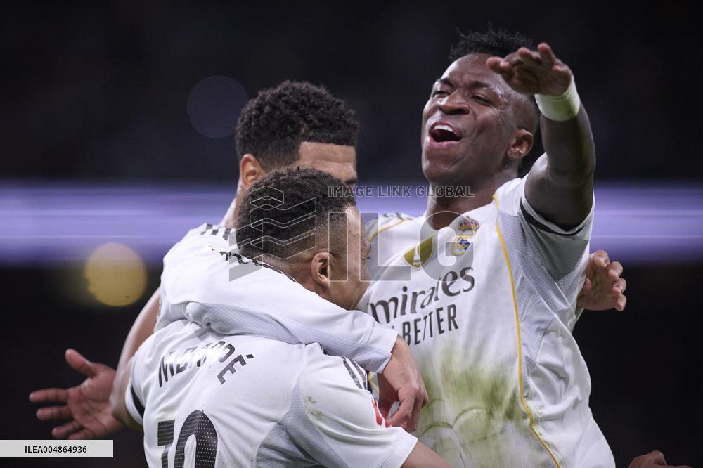 Kylian Mbappe At Real Madrid Cf V Valencia CF- Madrid