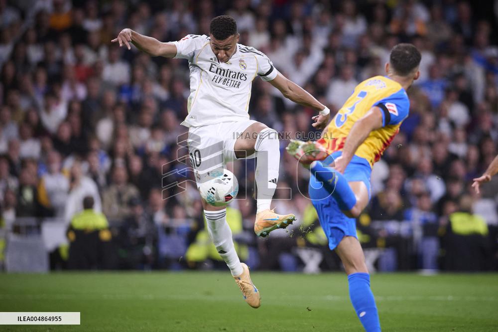 Kylian Mbappe At Real Madrid Cf V Valencia CF- Madrid
