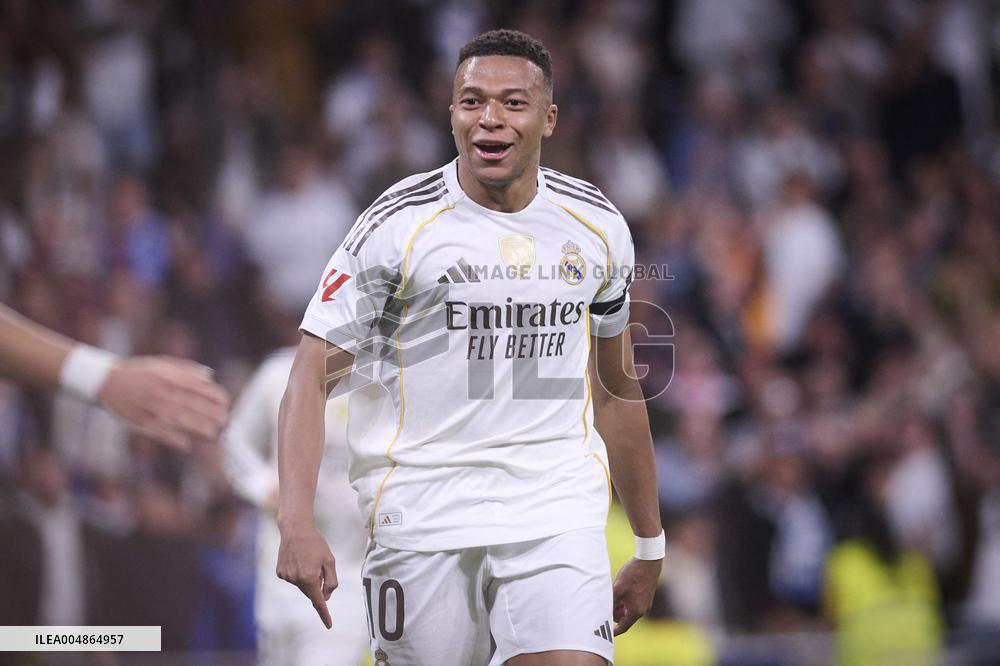 Kylian Mbappe At Real Madrid Cf V Valencia CF- Madrid