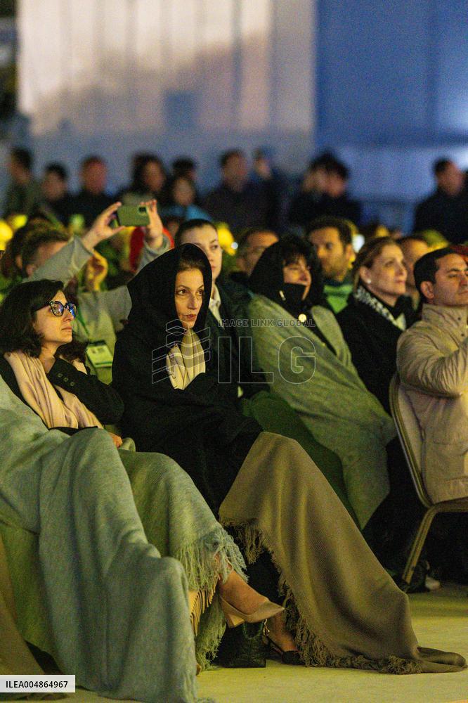 Audrey Azoulay At Jean-Michel Jarre Concert - Samarkand